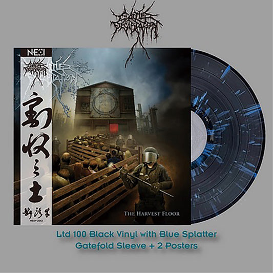 Cattle Decapitation (The Harvest Floor) Black wBlue Splatter Vinyl