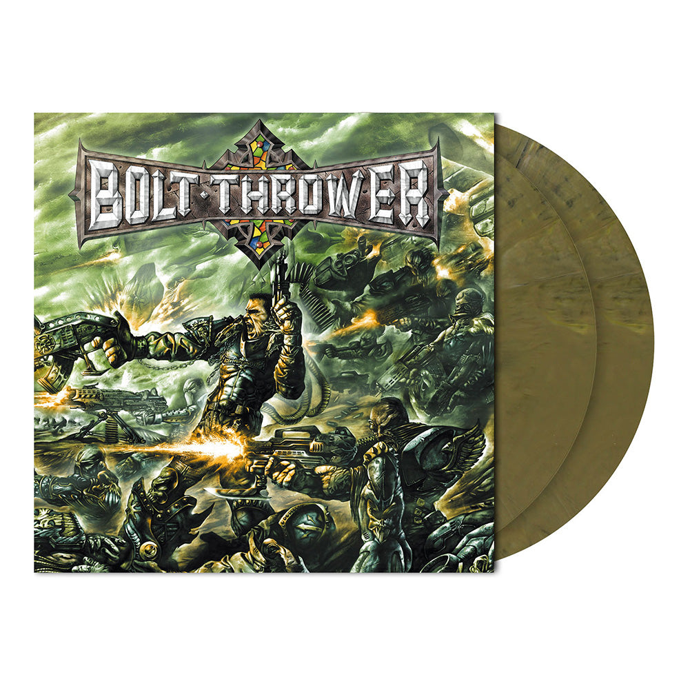 Bolt Thrower (Honour, Valour, Pride) 2xBattery Olive Khaki Marbled Vinyl