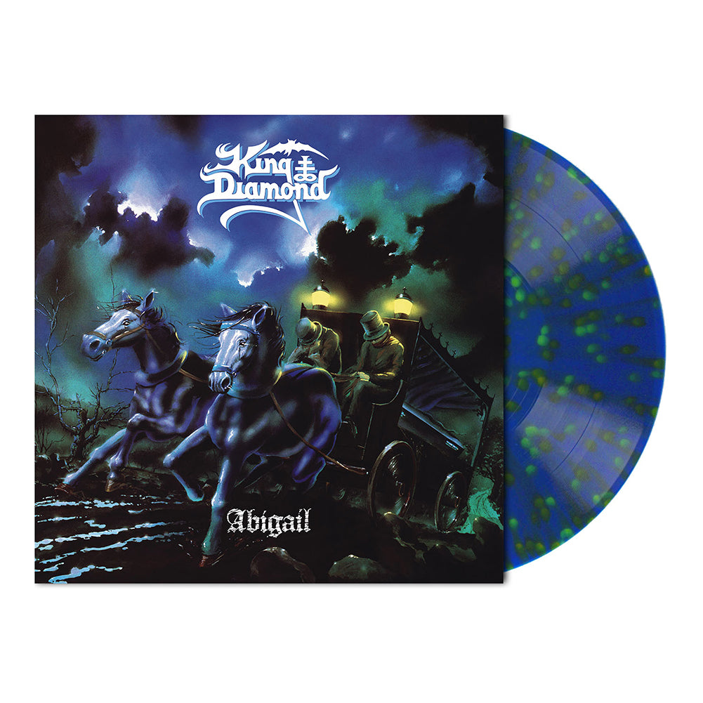 King Diamond (Abigail) Clear Blue w/Green & Orange Splatter Vinyl