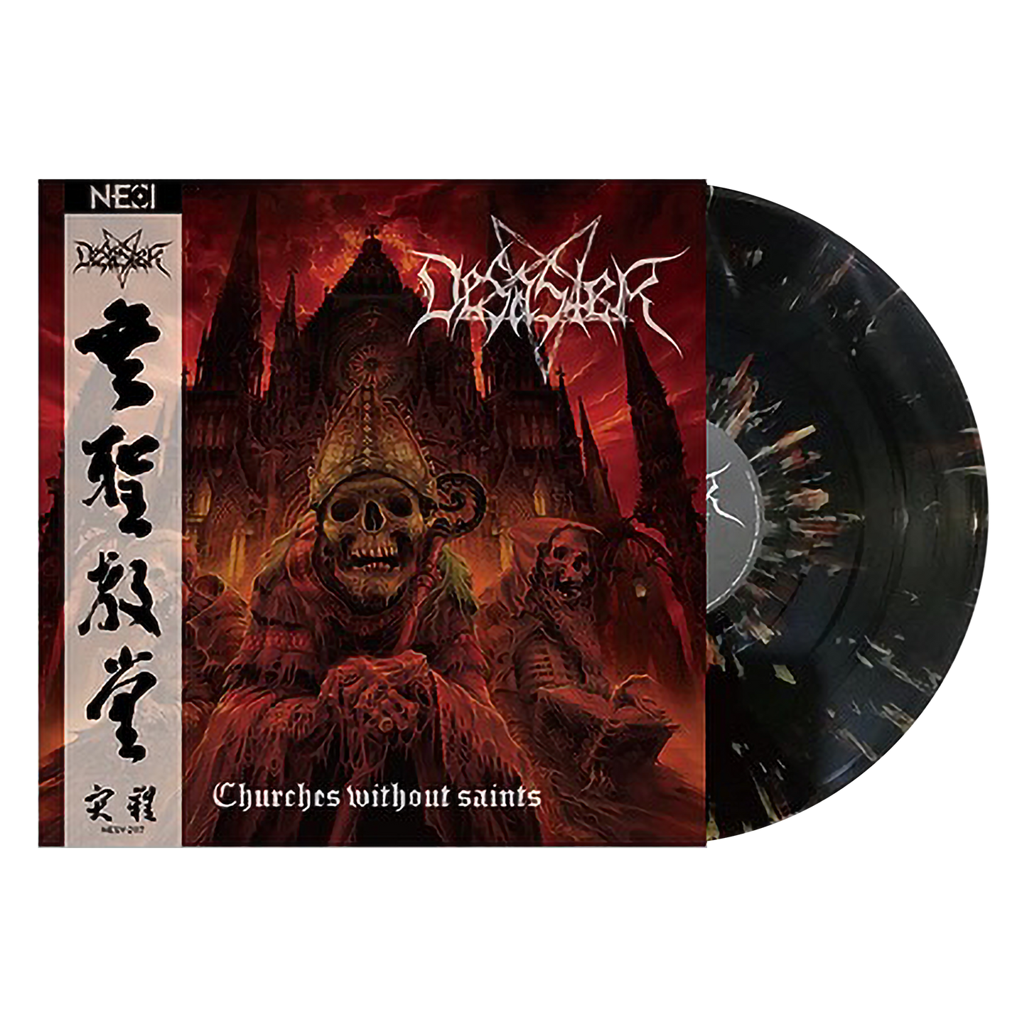 Desaster (Churches Without Saints) Black wRed/Gold Splatter Vinyl
