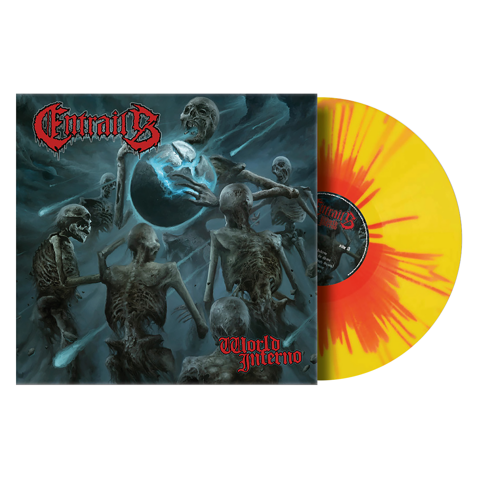 Entrails (World Inferno) Red Yellow Splatter Vinyl