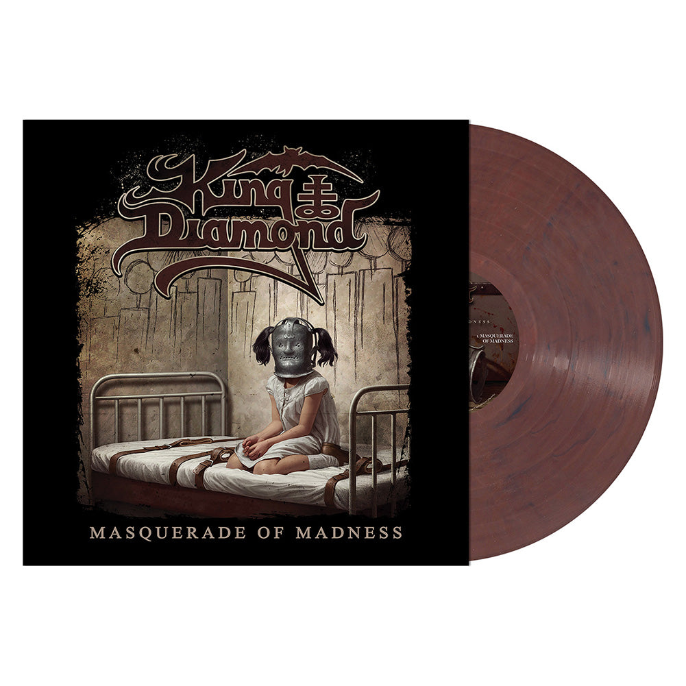 King Diamond (Masquerade of Madness) Clear Violet Brown Marbled Vinyl