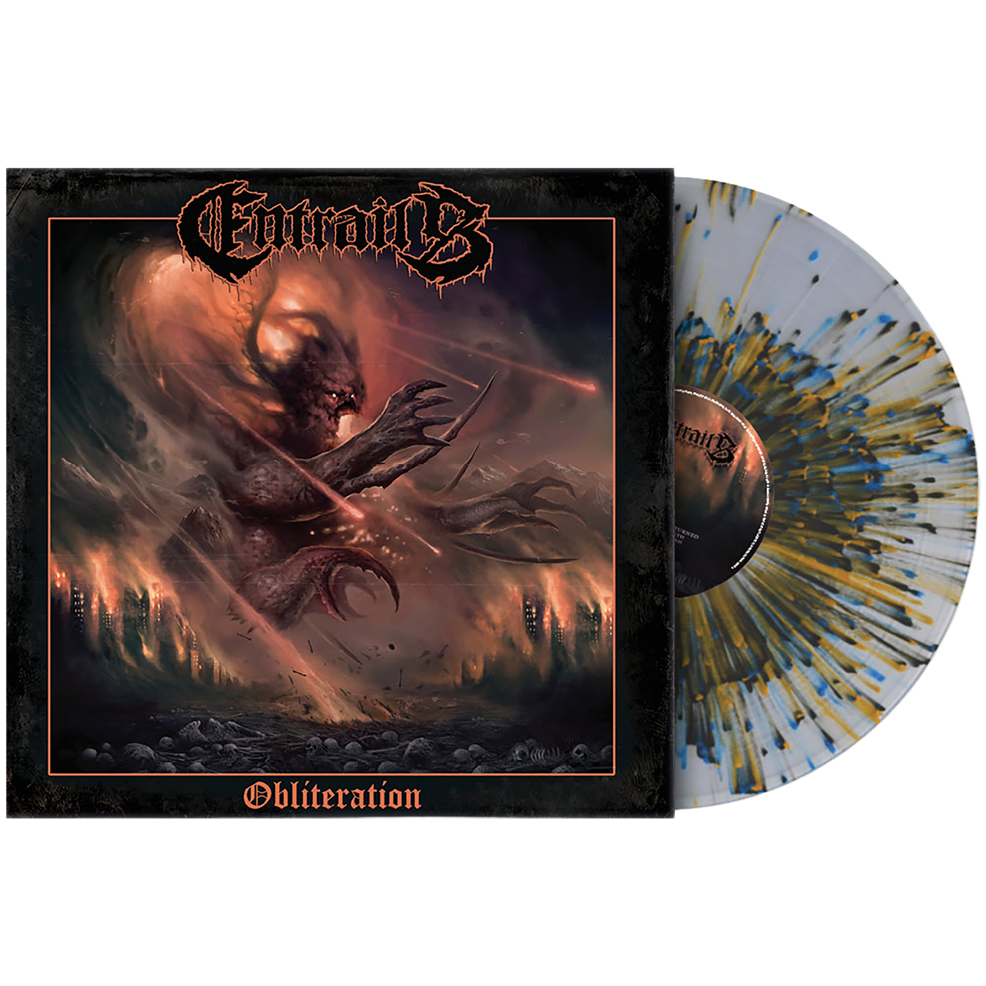 Entrails (Obliteration) Clear Splatter Vinyl