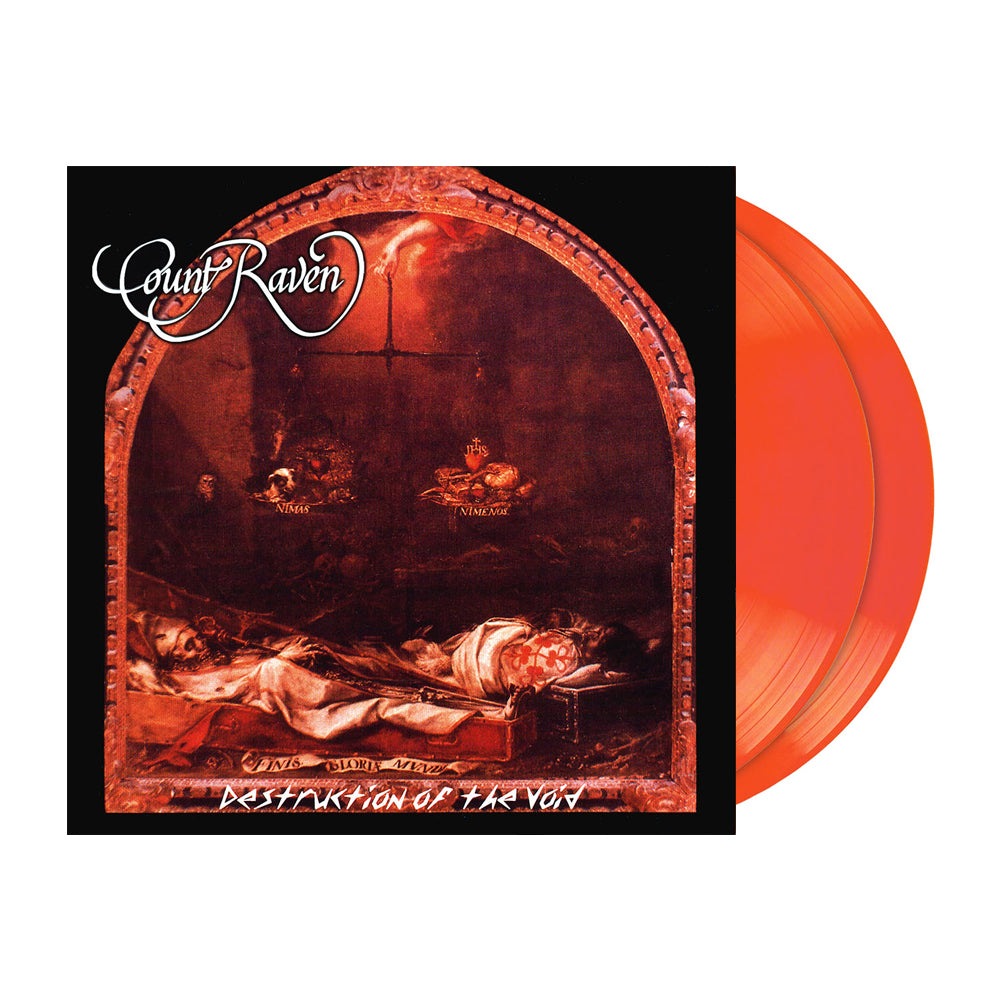 Count Raven (Destruction Of The Void) 2xOrange Red Marbled Vinyl