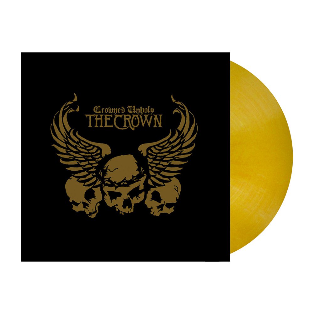 The Crown (Crowned Unholy) Opaque Golden Yellow Marbled Vinyl