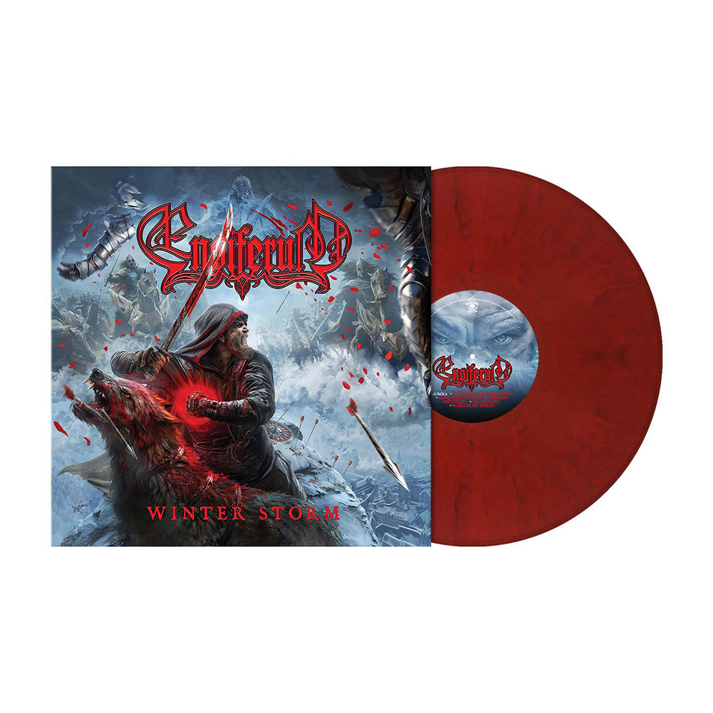 Ensiferum (Winter Storm) Blood Red Marbled