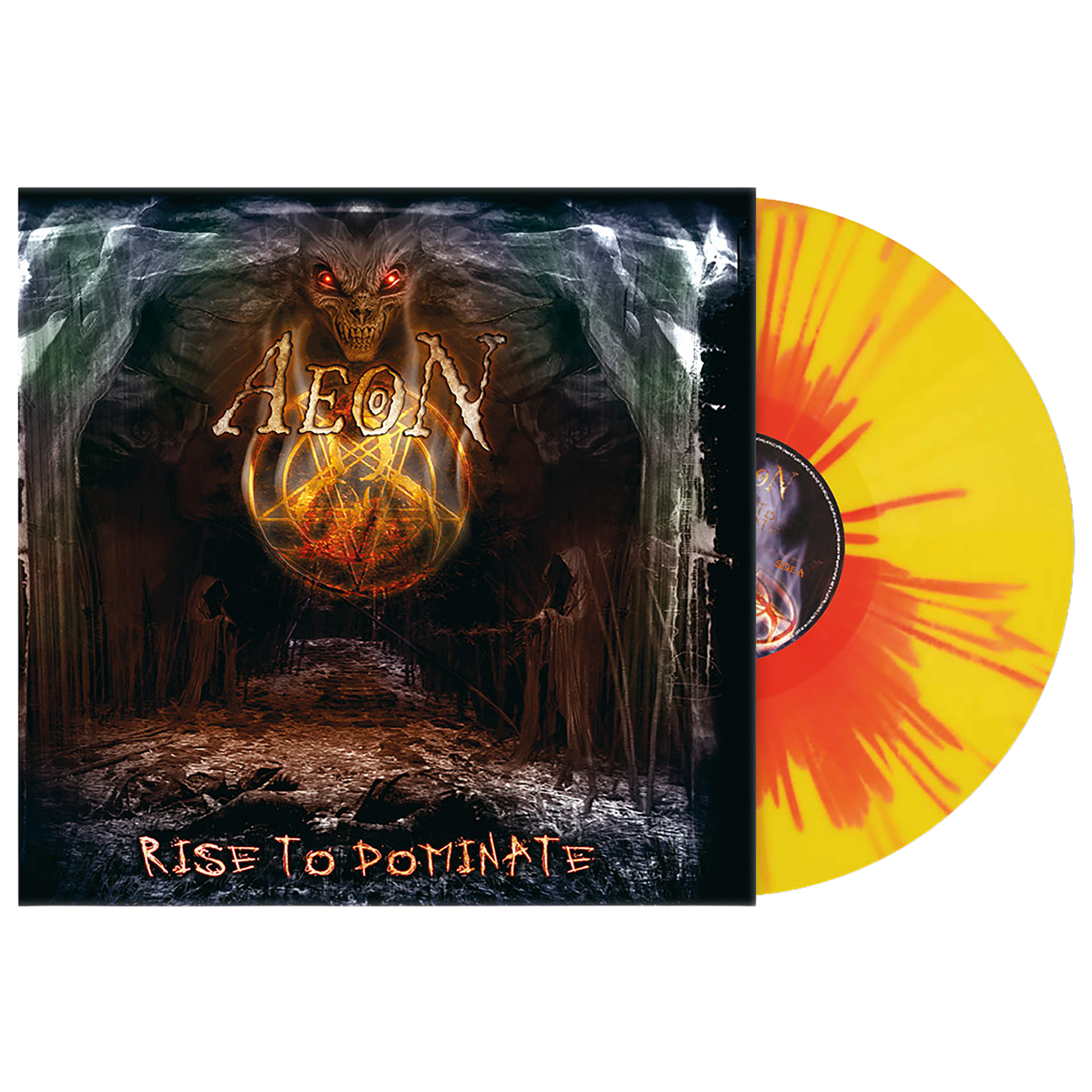 AEON (Rise To Dominate) Red Yellow Splatter Vinyl