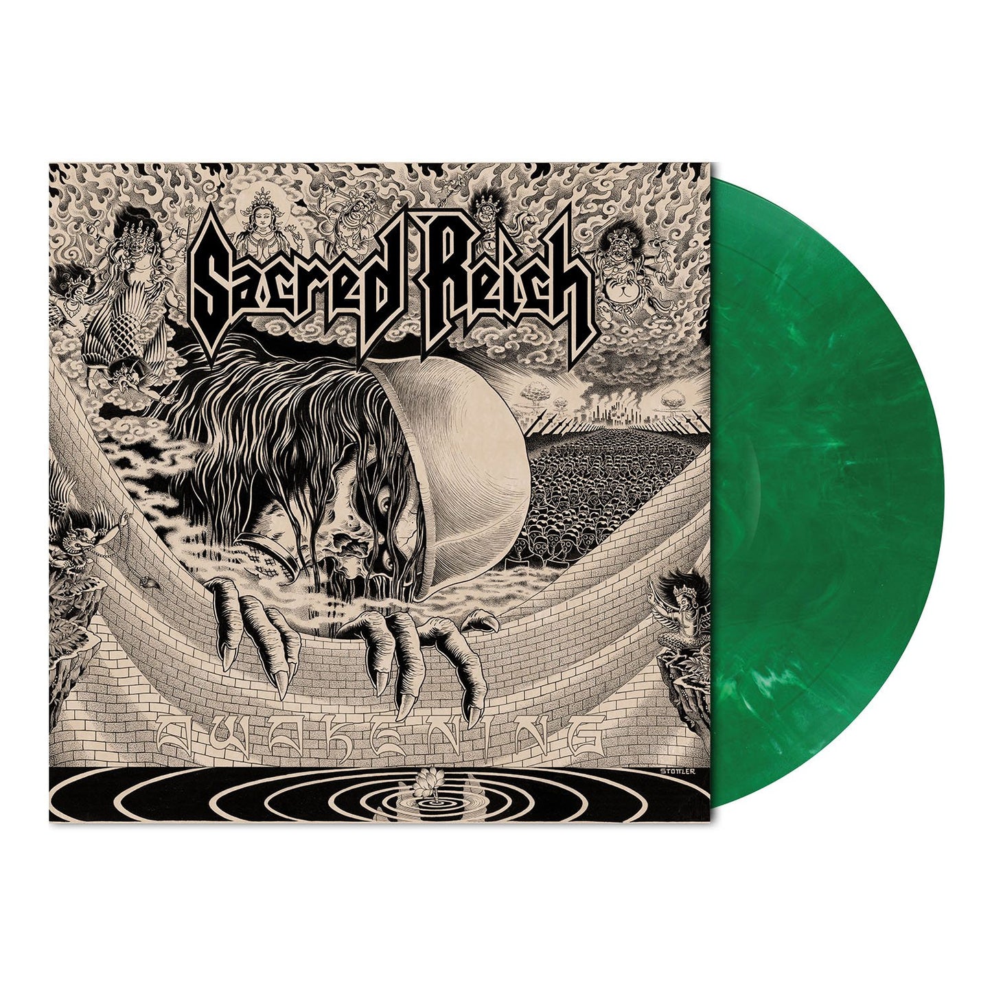 Sacred Reich (Awakening) Green Marbled Vinyl