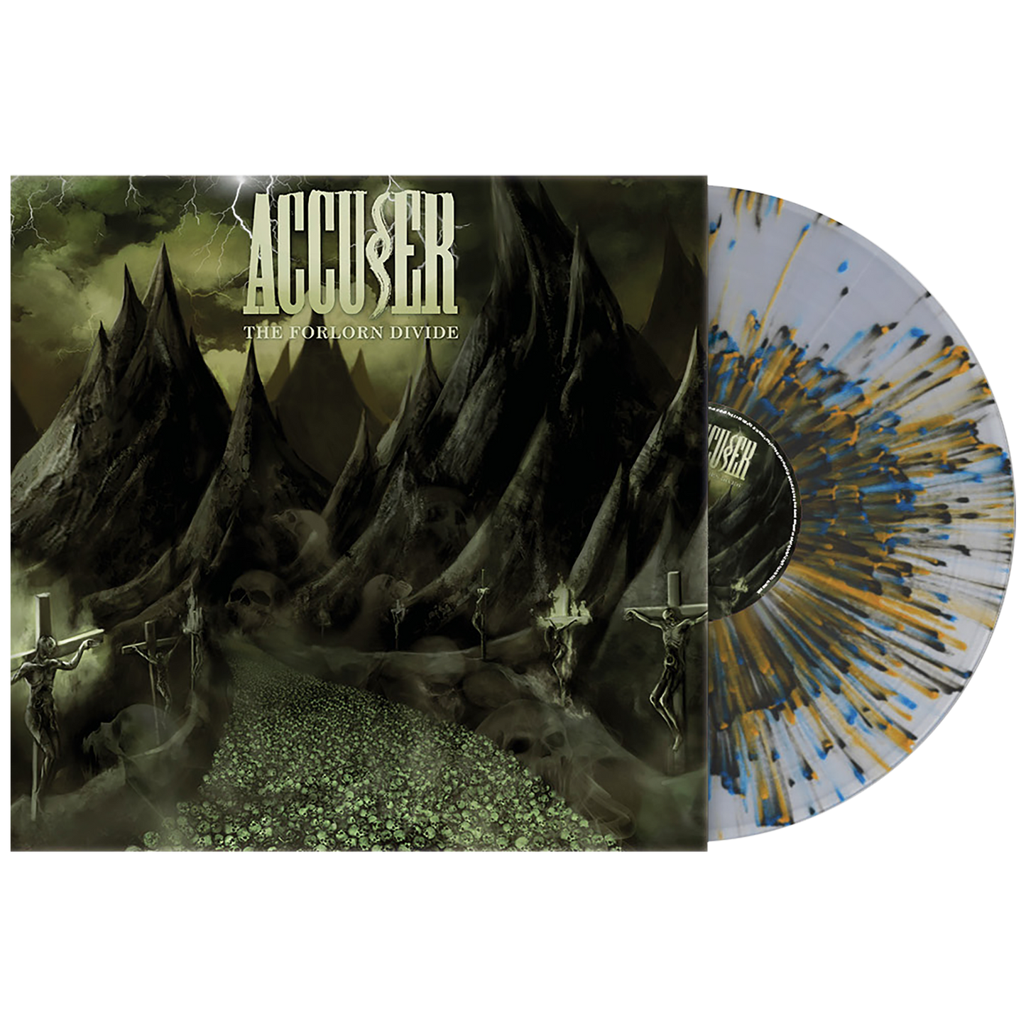 Accuser (The Forlorn Divide) Clear Splatter Vinyl