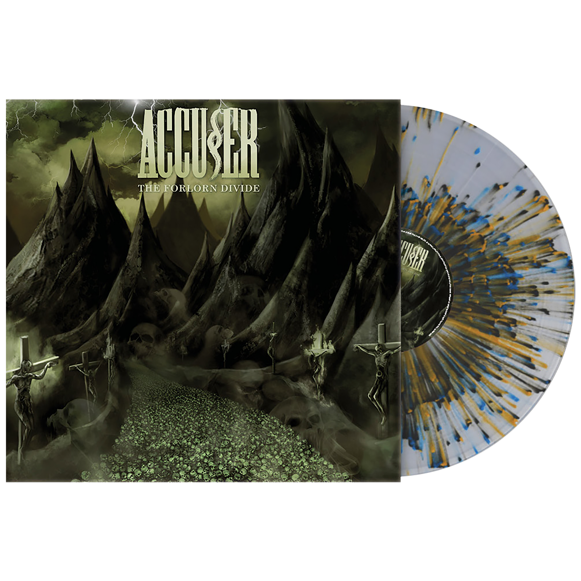 Accuser (The Forlorn Divide) Clear Splatter Vinyl