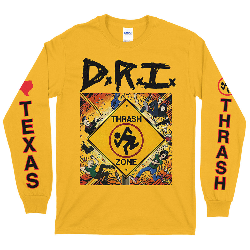 D.R.I. (Texas Thrashzone Gold) Longlsleeve 2X