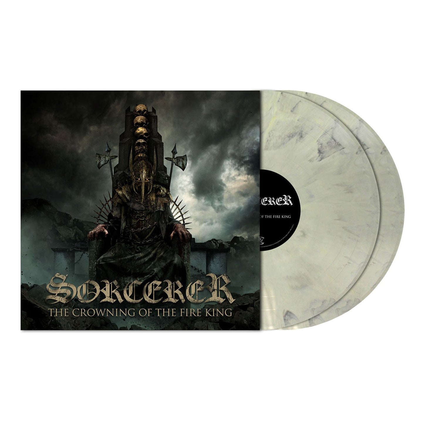 Sorcerer (The Crowning ...) 2xCool Grey/Orange Marbled Vinyl