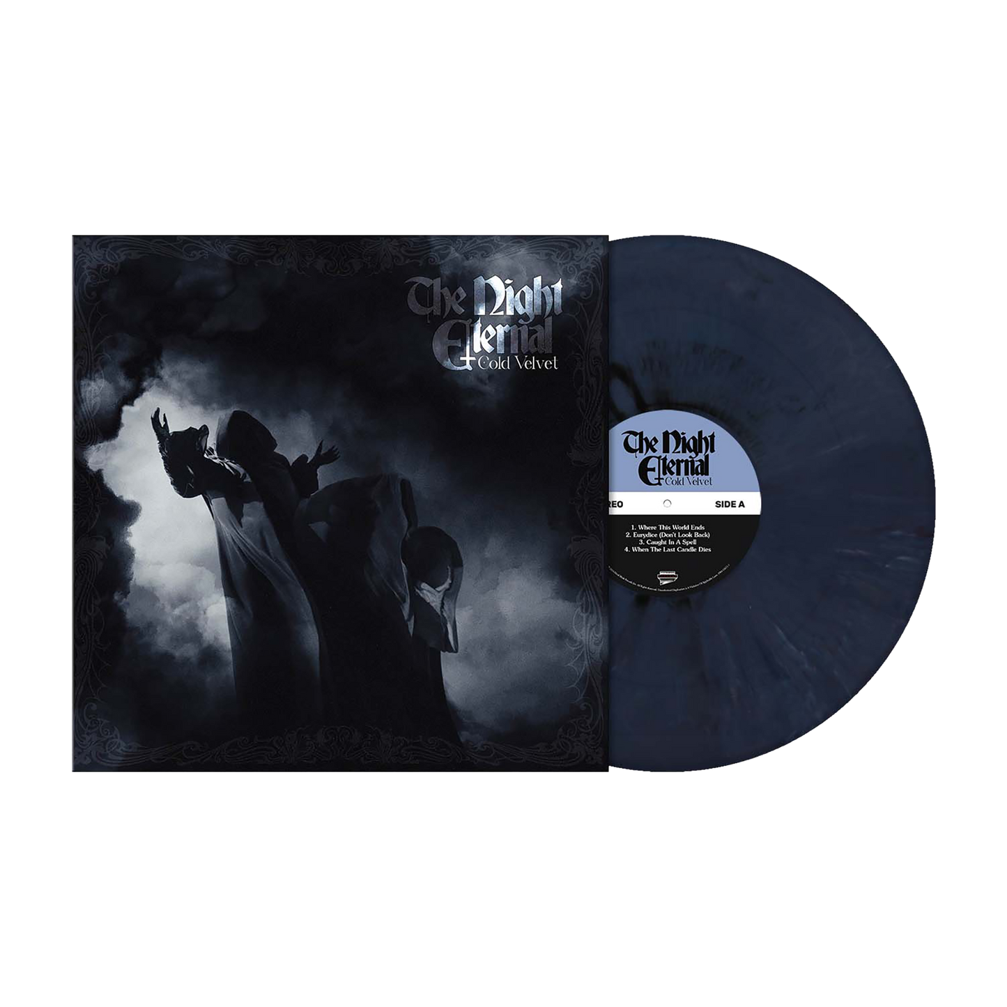 The Night Eternal (Cold Velvet) Storm Cloud Violet Blue Marble Vinyl