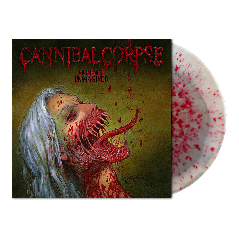 Cannibal Corpse (Violence Unimagined) Silver/White Melt w/Red Vinyl