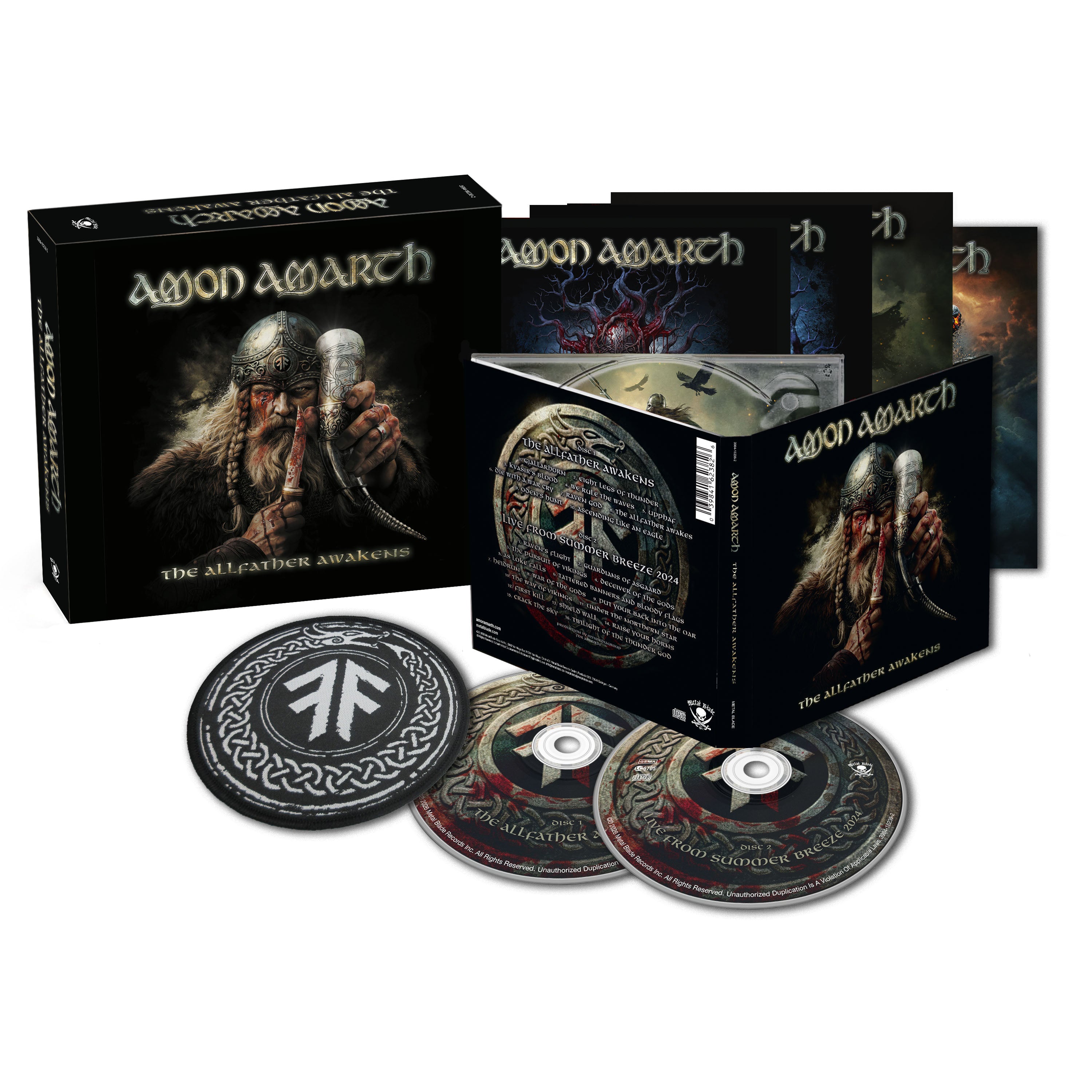 Amon Amarth (The Allfather Awakens) 2xCD – Metal Blade Records EU