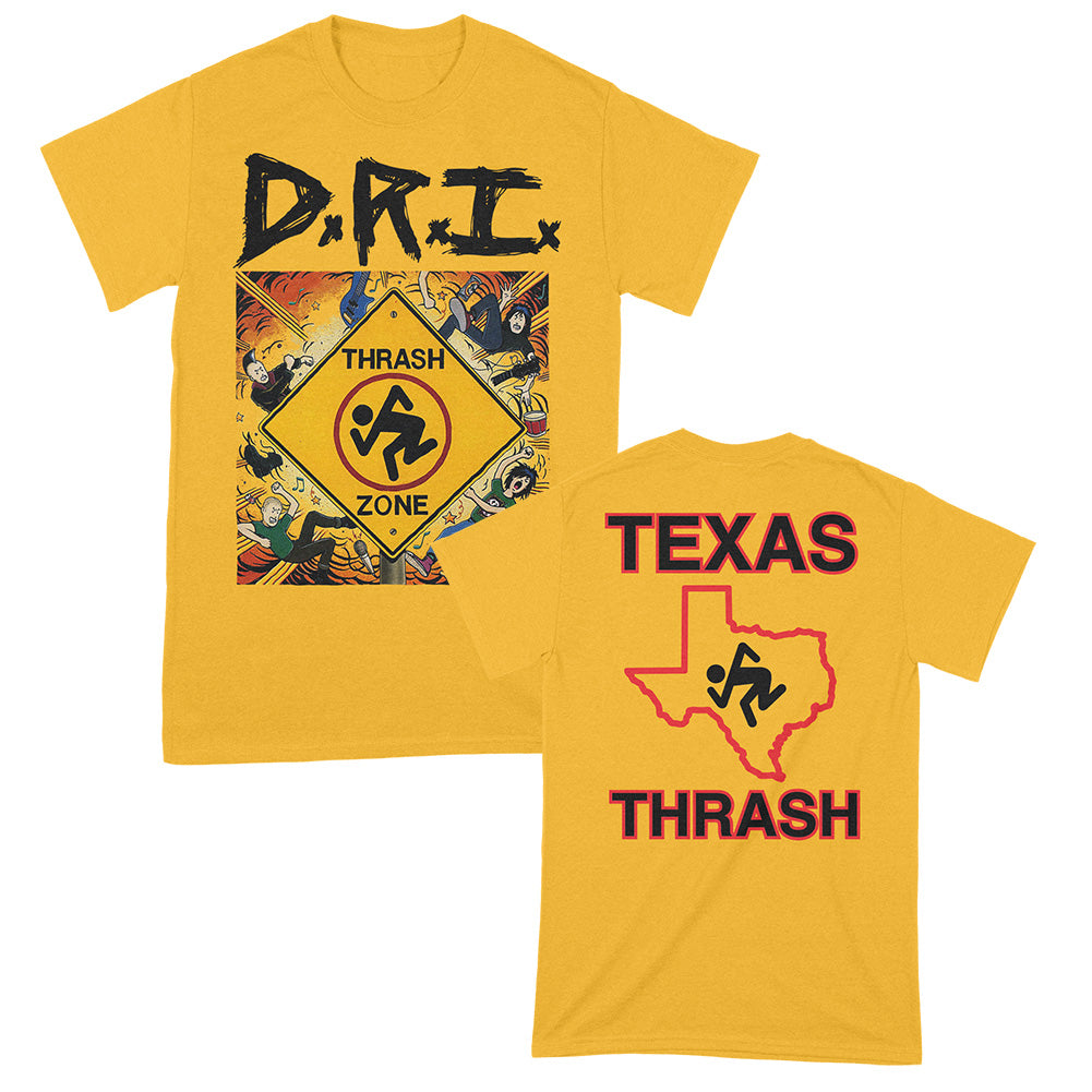 D.R.I. (Texas Thrashzone Gold) T-Shirt 3X