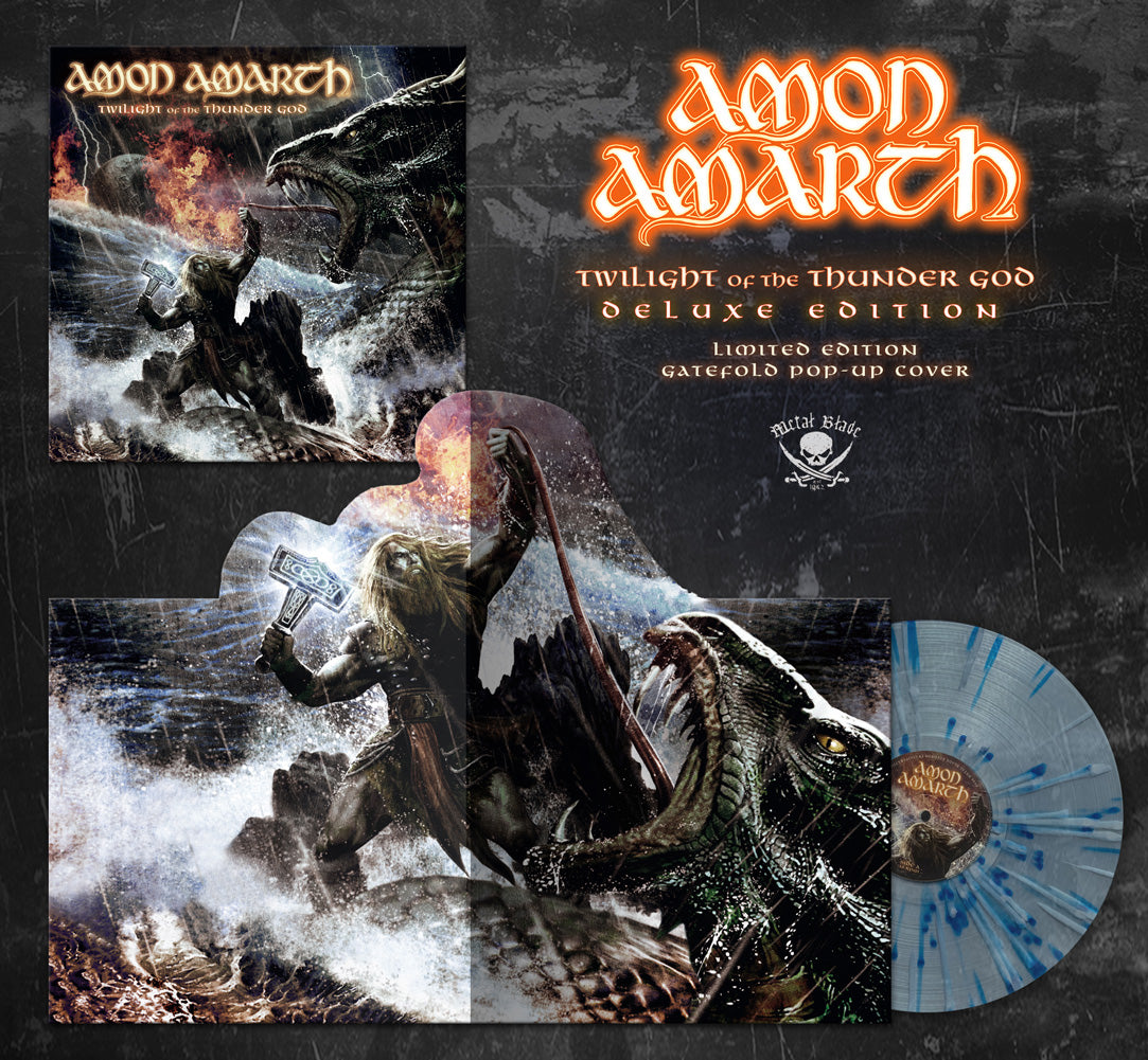 Amon Amarth (Twilight of the Thunder God) Clear/White/Blue Vinyl