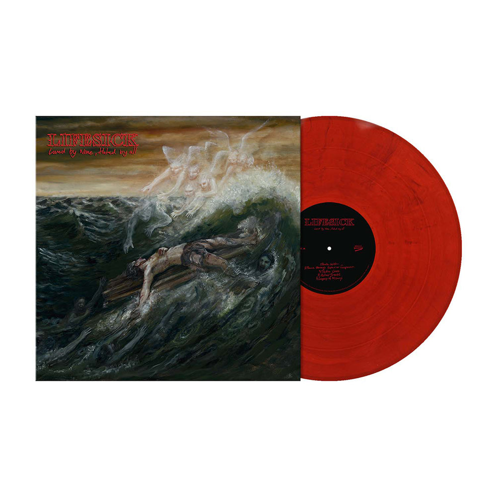 Lifesick (Loved by None, Hated by All) Crimson Red Marbled Vinyl