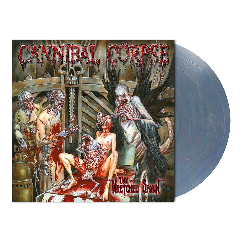 Cannibal Corpse (The Wretched Spawn) Clear Grey Blue Marbled Vinyl