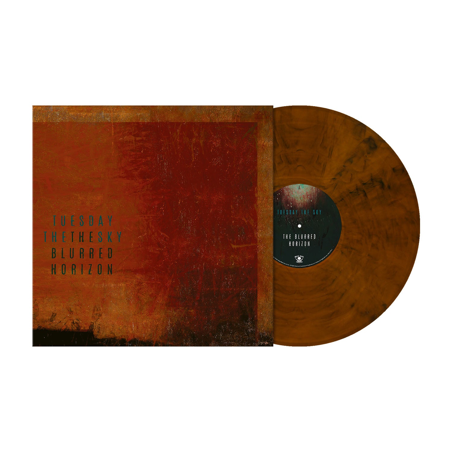 Tuesday The Sky (The Blurred Horizon) Orange-Brown/Black Marbled Vinyl