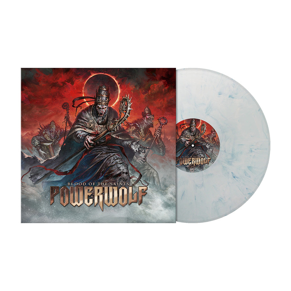 Powerwolf (Blood Of the Saints 10th Anni.) White/Silver/Blue Vinyl