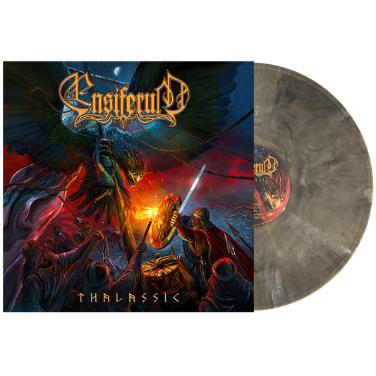 Ensiferum (Thalassic) Clear Slate Grey Marbled Vinyl