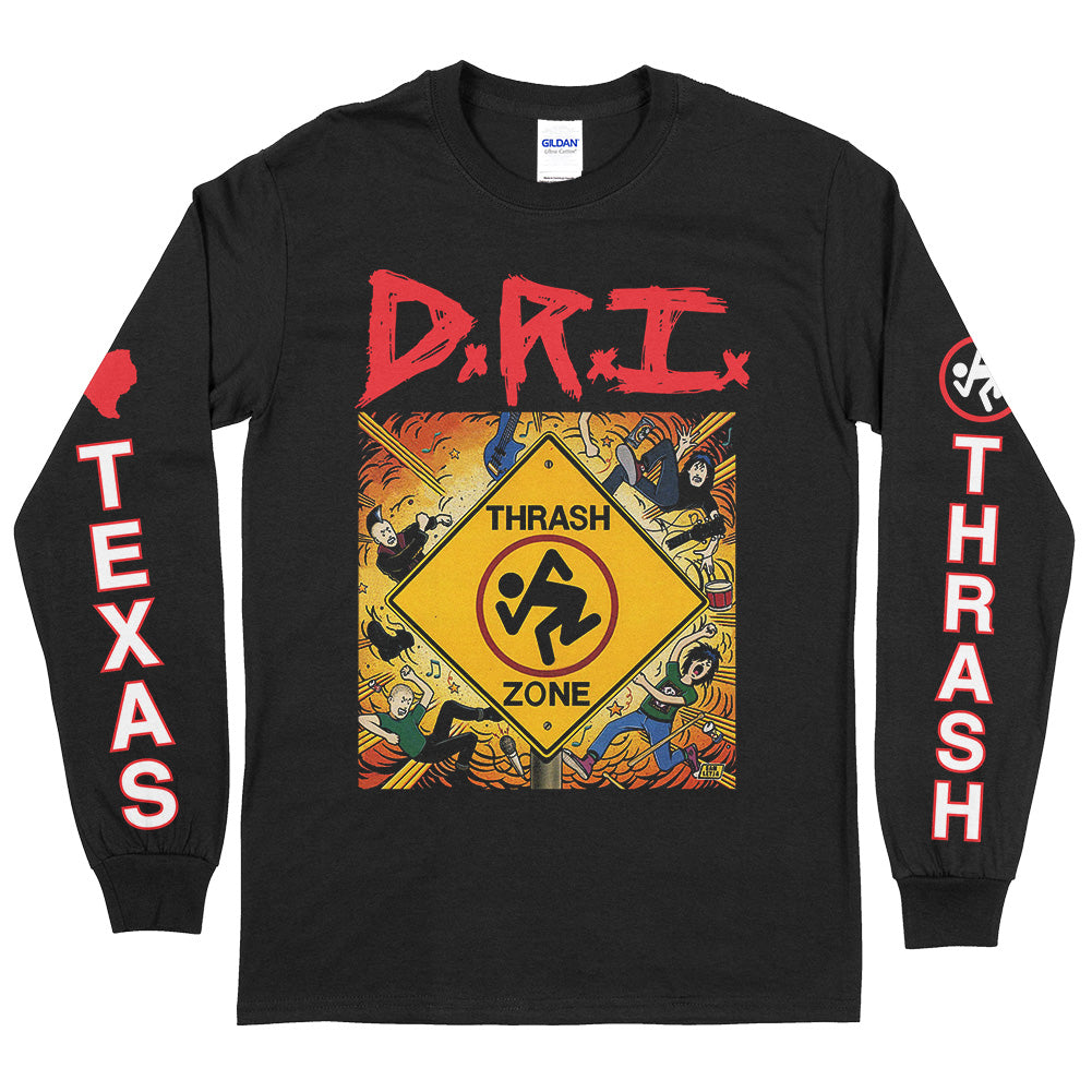 D.R.I. (Texas Thrashzone Black) Longsleeve 2X