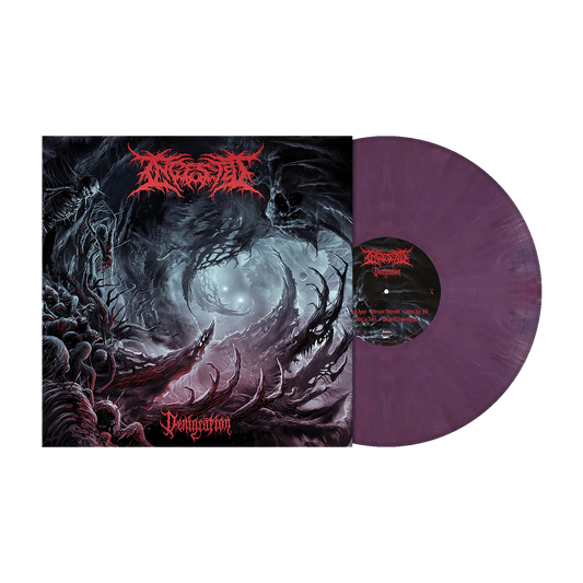 Ingested (Denigration) Purple with Red & White Highlights Vinyl