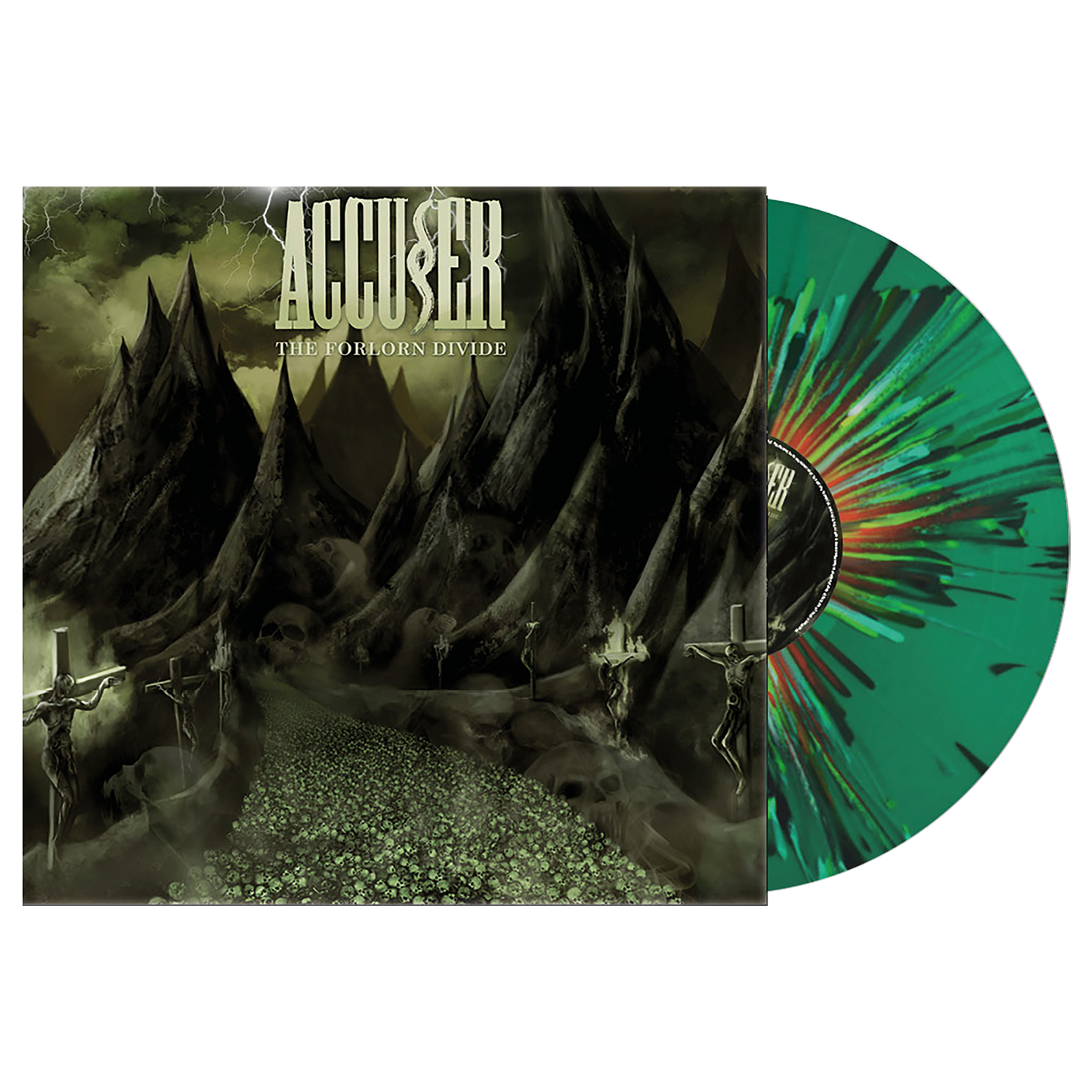 Accuser (The Forlorn Divide) Green Splatter Vinyl
