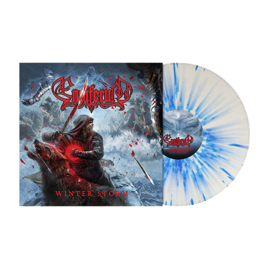 Ensiferum (Winter Storm) Frosty Blue Splatter Vinyl