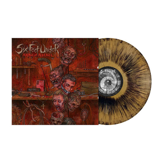 Six Feet Under (Killing for Revenge) Gold/Black Dust Splatter Vinyl