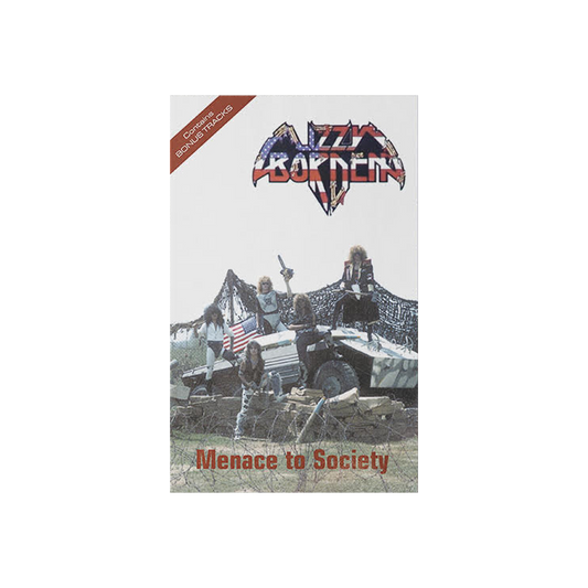 Lizzy Borden (Menace To Society) White Tape
