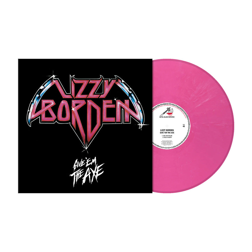 Lizzy Borden (Give Em The Axe) Pink/White Vinyl EP