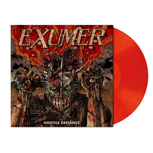 Exumer (Hostile Defiance) Orange Red Marbled Vinyl