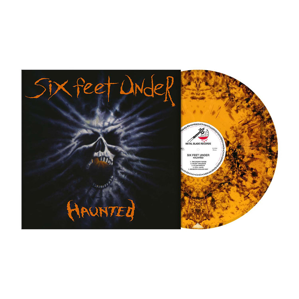 Six Feet Under (Haunted) Orange/Black Dust Splatter Vinyl