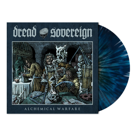 Dread Sovereign (Alchemical Warfare) Steel Blue/Gold w/ White Splatter Vinyl