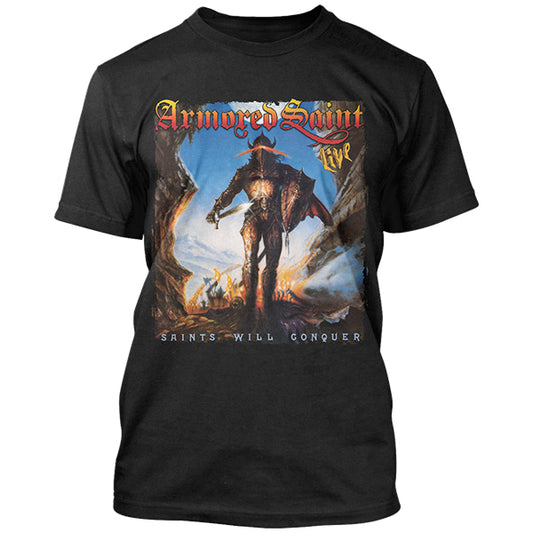 Armored Saint (Saints Will Conquer) T-Shirt XL