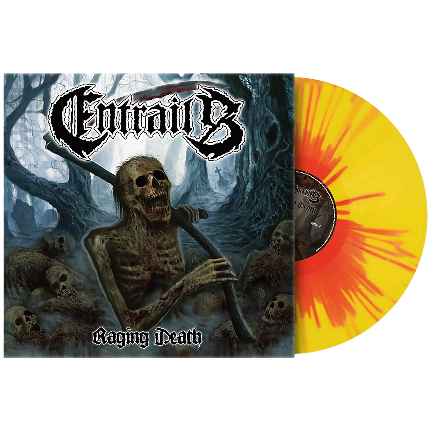 Entrails (Raging Death) Red Yellow Splatter Vinyl