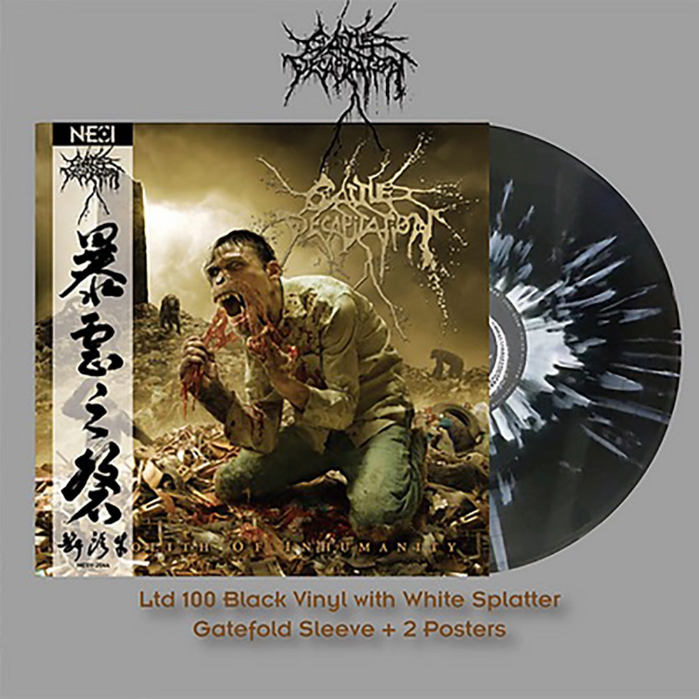 Cattle Decapitation (Monolith of Inhumanity) Black w/White Splatter Vinyl