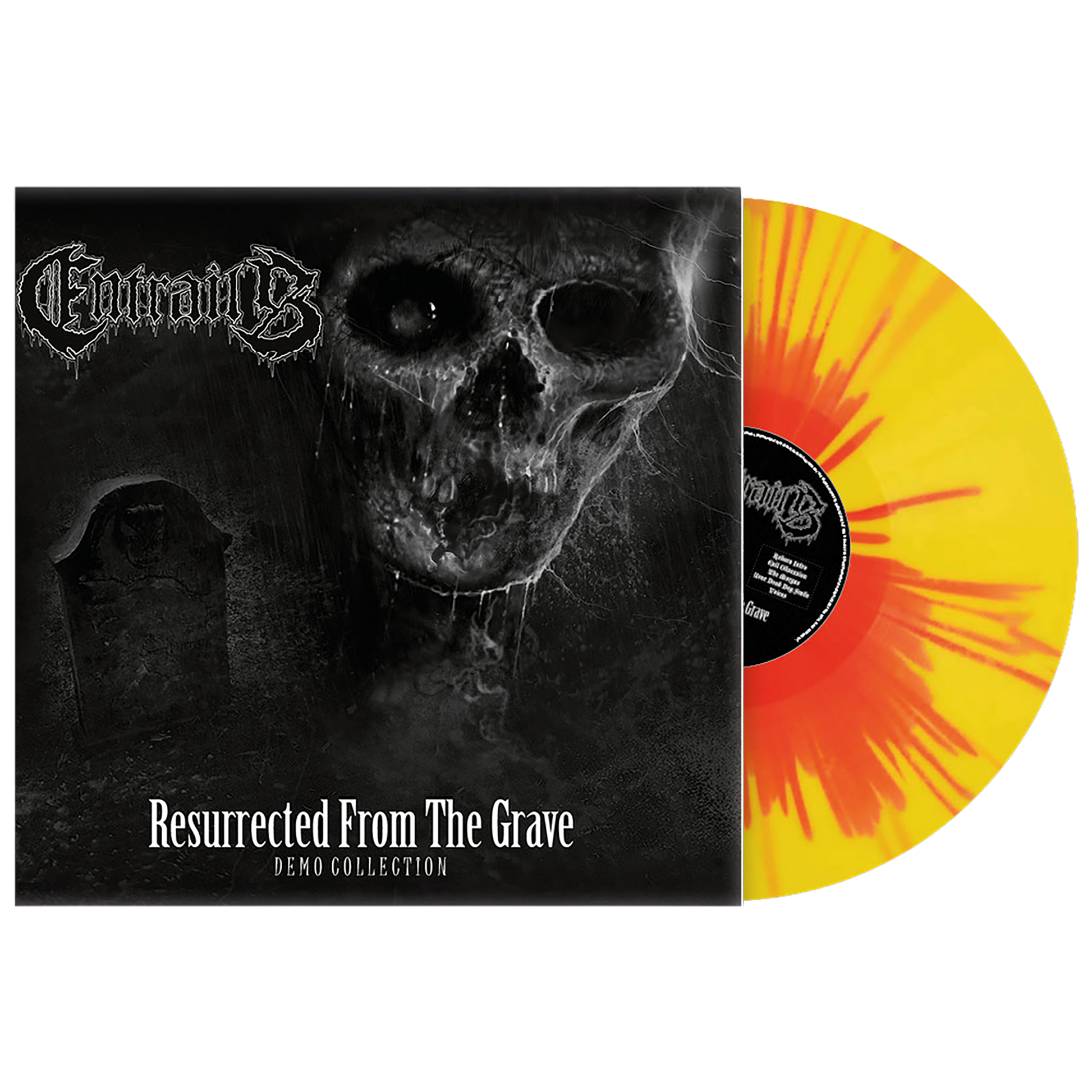 Entrails (Resurrected From The Grave) 2xRed Yellow Splatter Vinyl