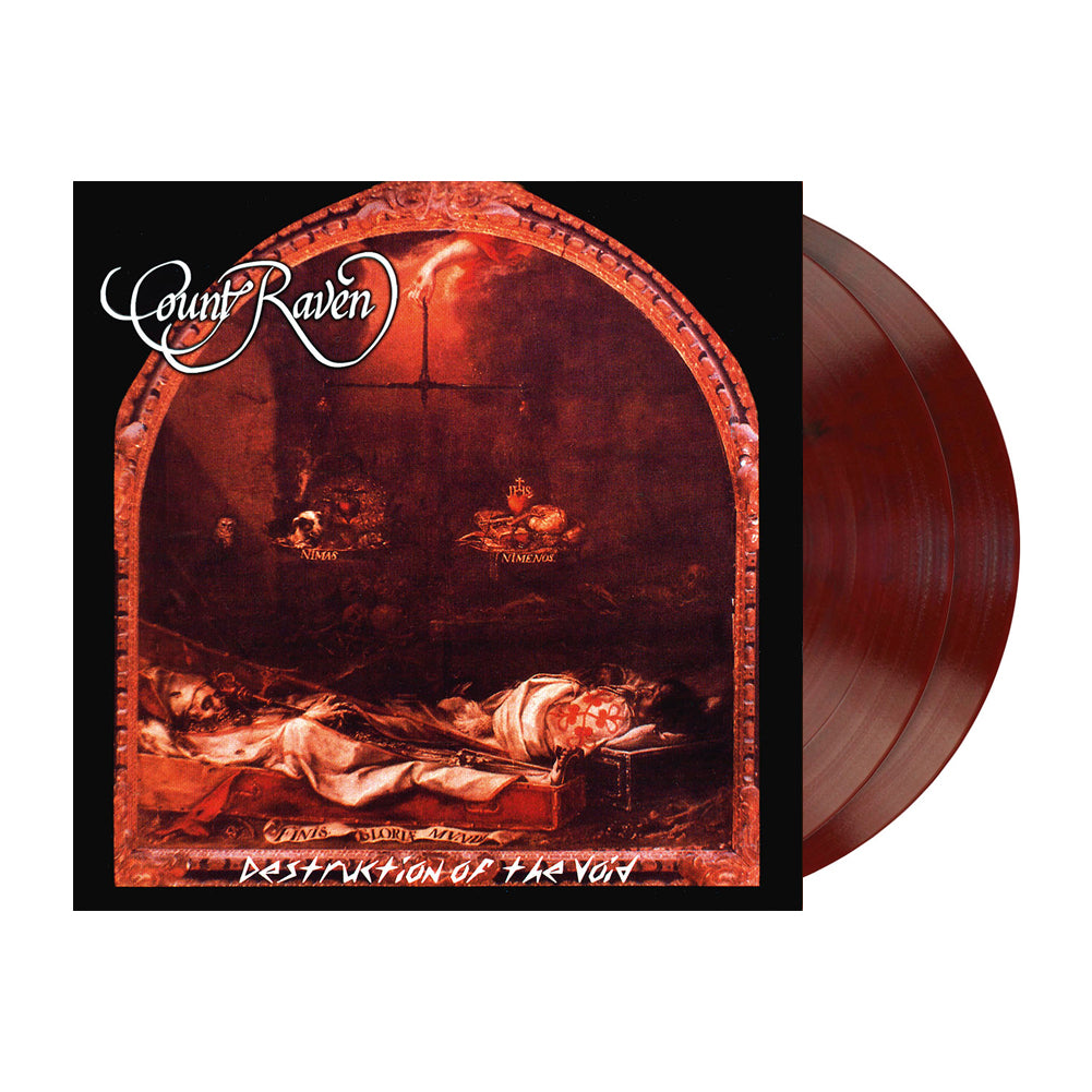 Count Raven (Destruction Of The Void) 2xBurnt Sienna Orange Marbled Vinyl