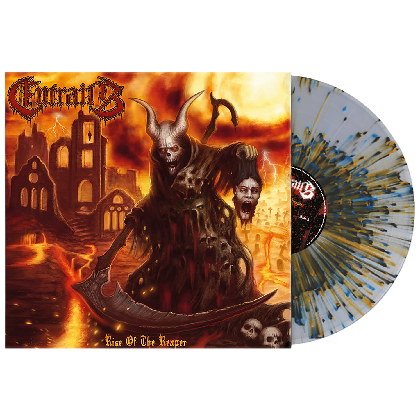 Entrails (Rise Of The Reaper) Clear Splatter Vinyl