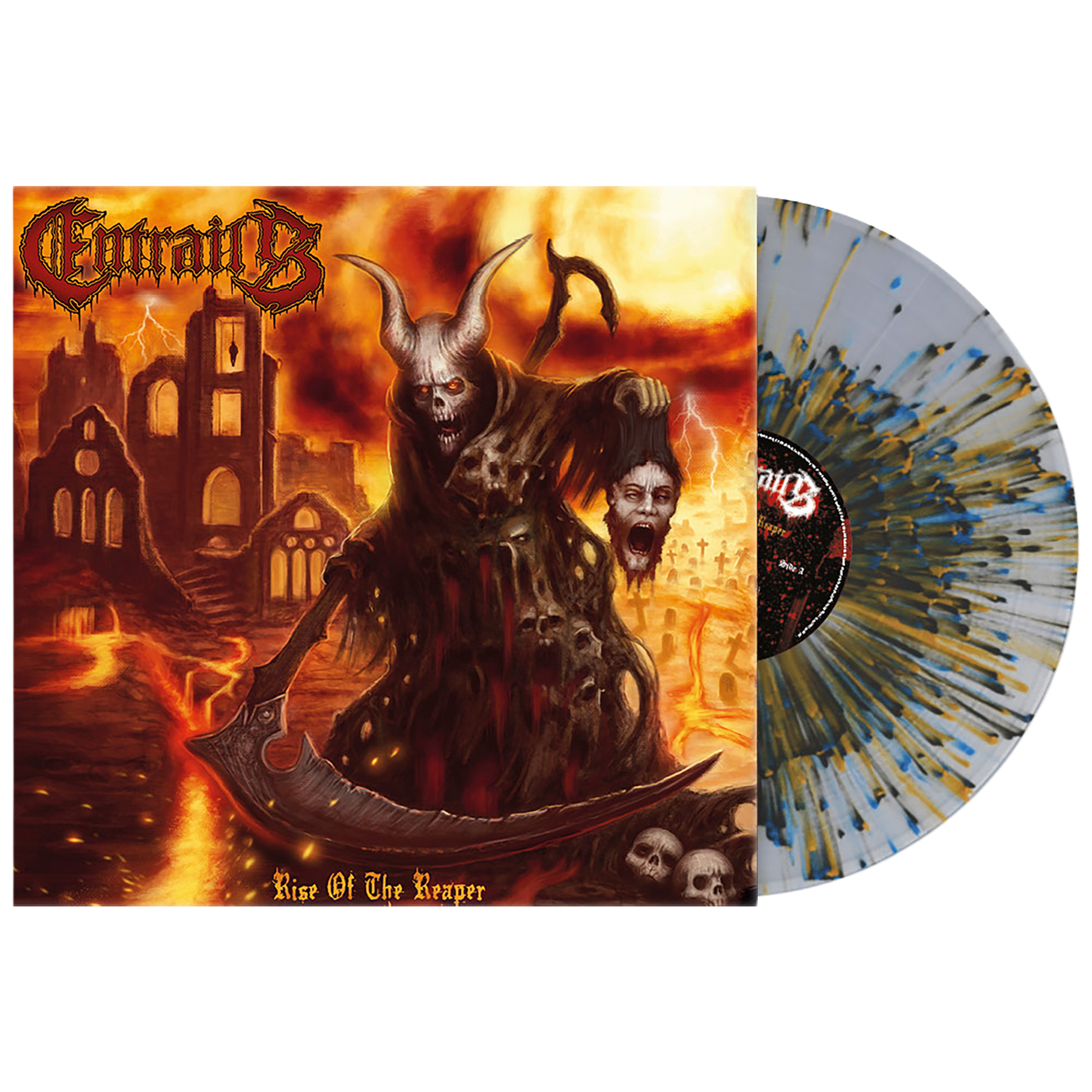 Entrails (Rise Of The Reaper) Clear Splatter Vinyl